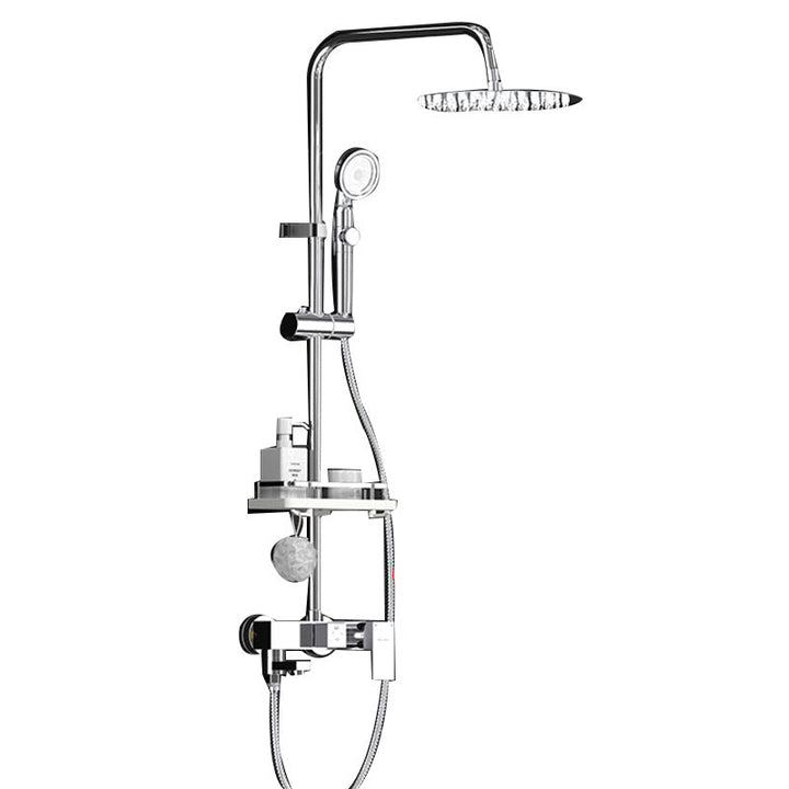 Lisslune | Wall-mounted shower system handle lever spot resist copper shower system