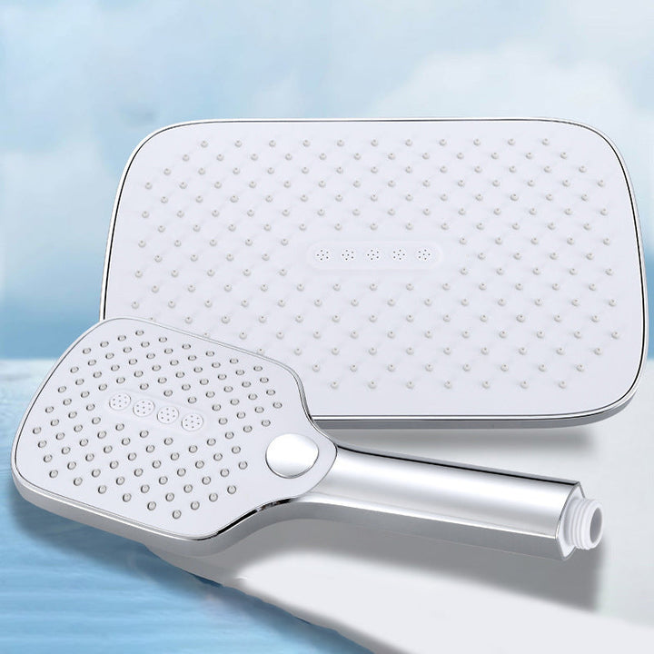 Lisslune | Modern Bathroom Standard Shower Head Rainfall Square Ceiling Mounted Shower Head