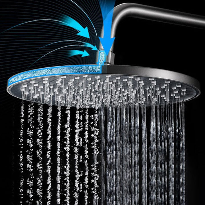 Lisslune | Modern Bathroom Standard Shower Head Rainfall Square Ceiling Mounted Shower Head
