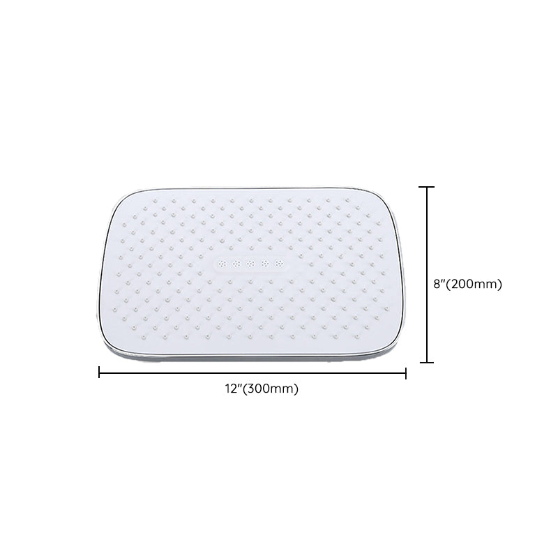 Lisslune | Modern Bathroom Standard Shower Head Rainfall Square Ceiling Mounted Shower Head