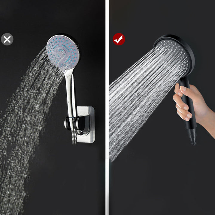 Lisslune | Bathroom Showerhead 3-Jet Massage Wall-Mounted Round Showerhead