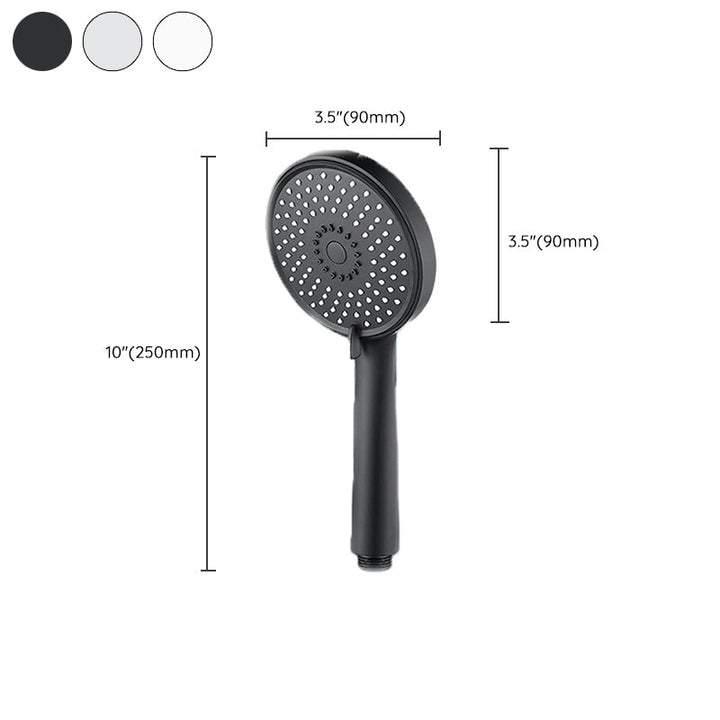 Lisslune | Bathroom Showerhead 3-Jet Massage Wall-Mounted Round Showerhead