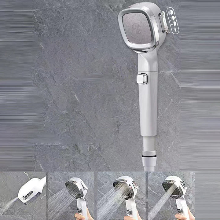 Lisslune | Modern Showerhead Massage 5-Stream Wall-Mounted Adjustable Spray Patterns Hand Shower