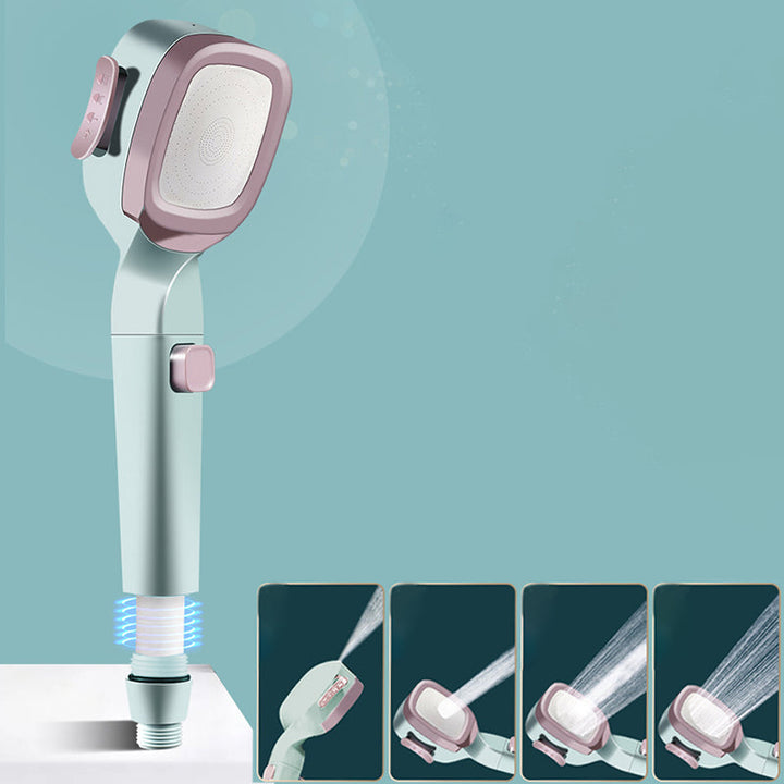 Lisslune | Modern Showerhead Massage 5-Stream Wall-Mounted Adjustable Spray Patterns Hand Shower