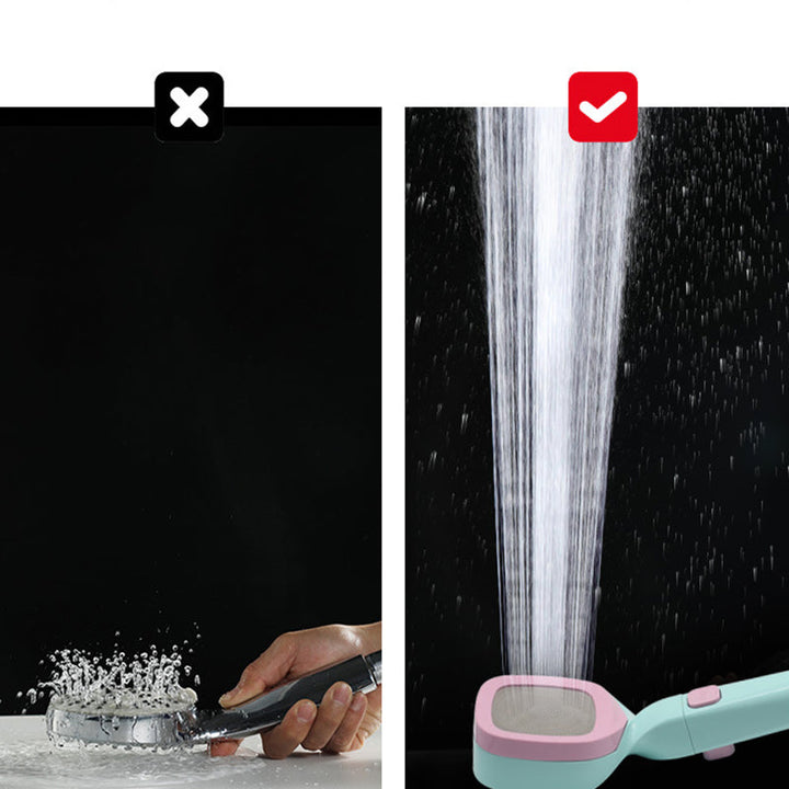 Lisslune | Modern Showerhead Massage 5-Stream Wall-Mounted Adjustable Spray Patterns Hand Shower