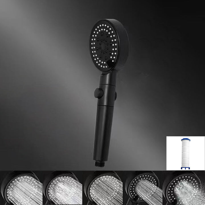 Lisslune | Modern Showerhead Massage 5-Stream Wall-Mounted Adjustable Spray Patterns Hand Shower