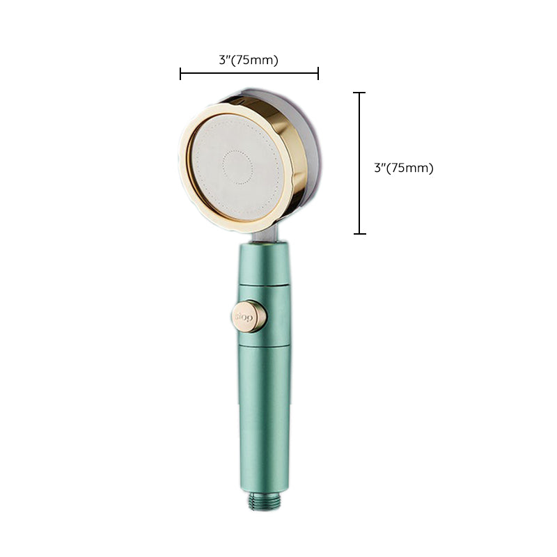 Lisslune | Modern Shower Head for the Bathroom 2-Jet Massage Rain Shower Round Wall-Mounted Shower Head