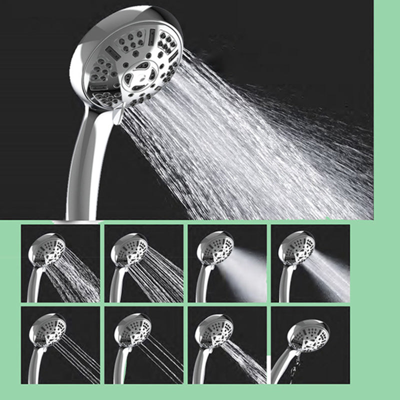 Lisslune | Modern shower head for bathroom 9-nozzle round wall-mounted shower head