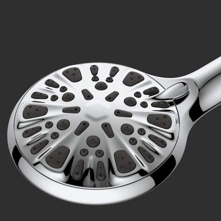 Lisslune | Modern shower head for bathroom 9-nozzle round wall-mounted shower head