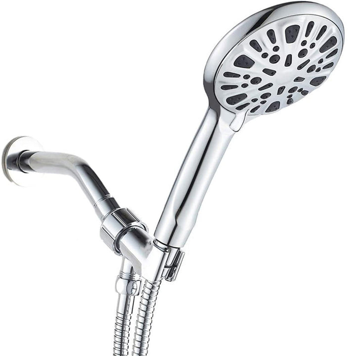 Lisslune | Modern shower head for bathroom 9-nozzle round wall-mounted shower head