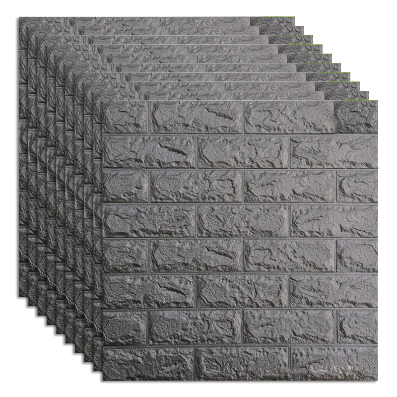 Lisslune | Industrial Wall Plank 3D Print Bedroom Living Room Wall Panels Set of 10