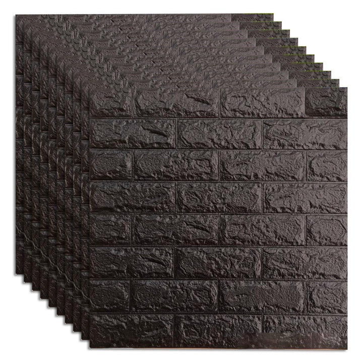 Lisslune | Industrial Wall Plank 3D Print Bedroom Living Room Wall Panels Set of 10