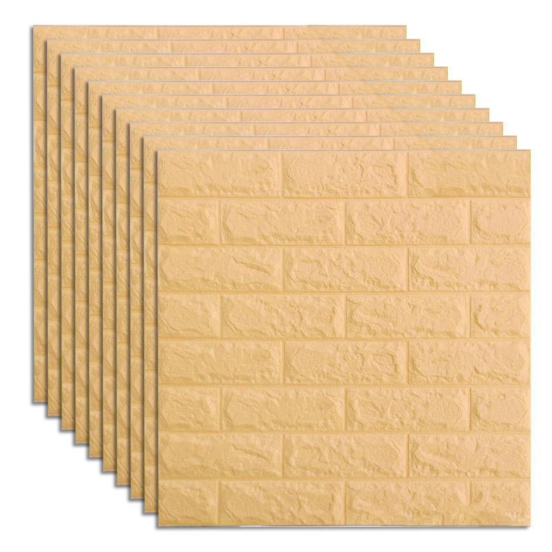 Lisslune | Industrial Wall Plank 3D Print Bedroom Living Room Wall Panels Set of 10