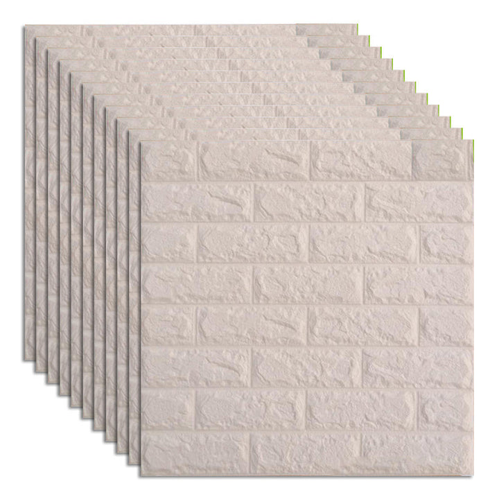 Lisslune | Industrial Wall Plank 3D Print Bedroom Living Room Wall Panels Set of 10