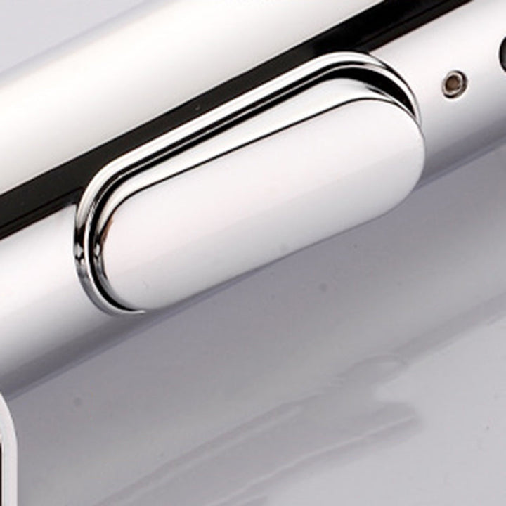 Lisslune | Round contemporary bathroom fixture with lever handle and single hole installation