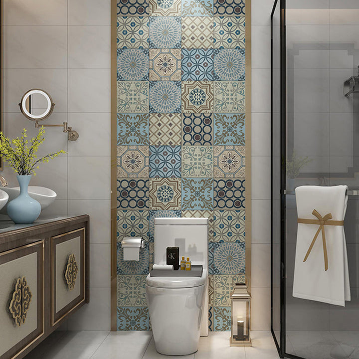 Lisslune | Modern Multicolor Peel/Stick Back Wall Tile PVC Peel and Stick Back Wall Tile