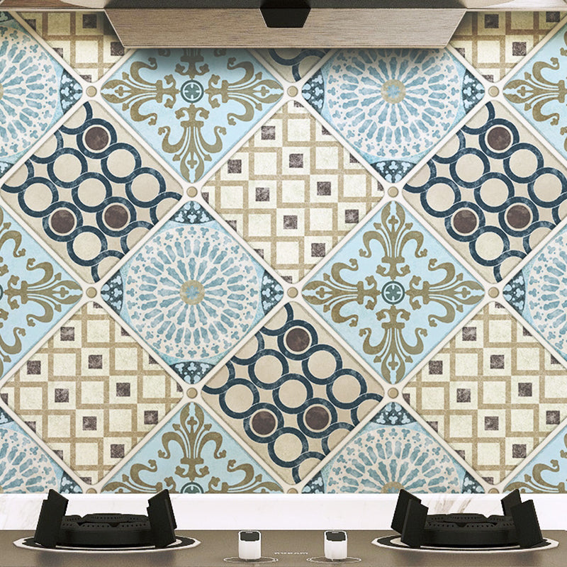 Lisslune | Modern Multicolor Peel/Stick Back Wall Tile PVC Peel and Stick Back Wall Tile