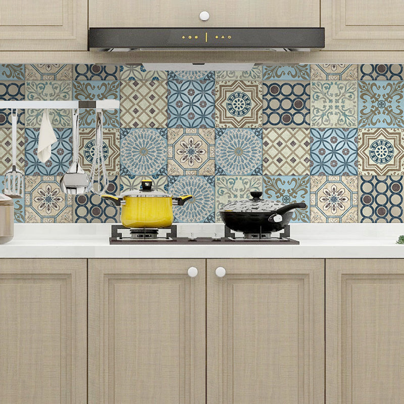 Lisslune | Modern Multicolor Peel/Stick Back Wall Tile PVC Peel and Stick Back Wall Tile