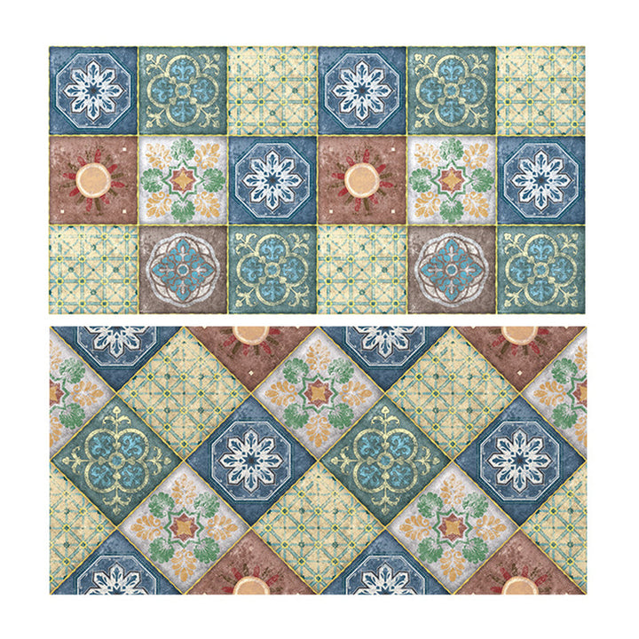 Lisslune | Modern Multicolor Peel/Stick Back Wall Tile PVC Peel and Stick Back Wall Tile