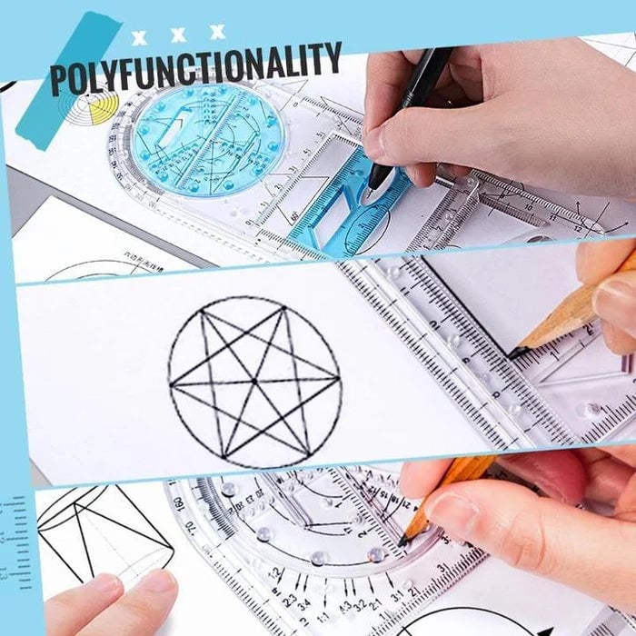 Lisslune | Multifunctional Geometric Rulers