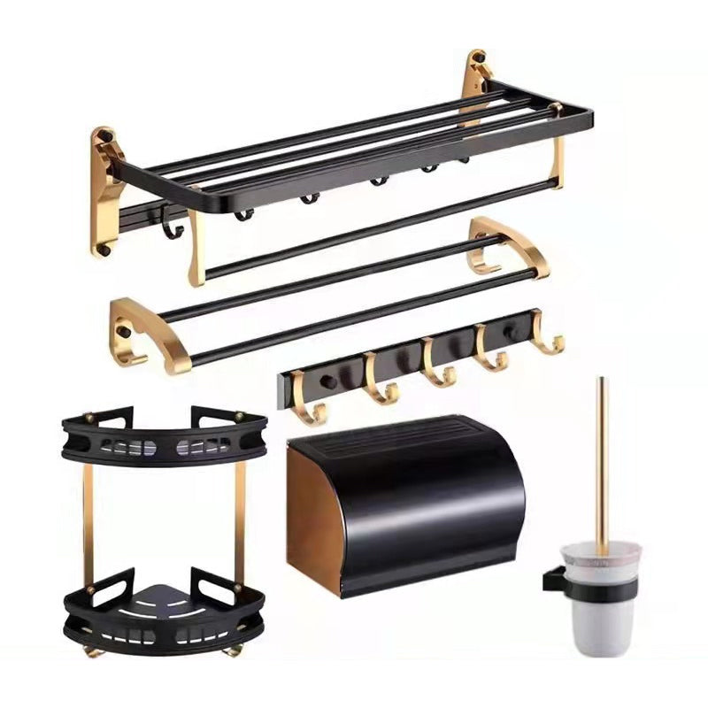 Lisslune | Modern Bathroom Accessories Set Bathroom Shelf Paper Holder Bathroom Accessory Set