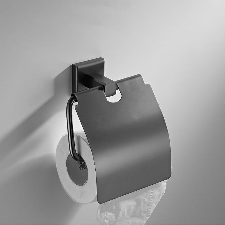 Lisslune | Traditional Brass Bathroom Accessory Set Gray Bathroom Accessory Set