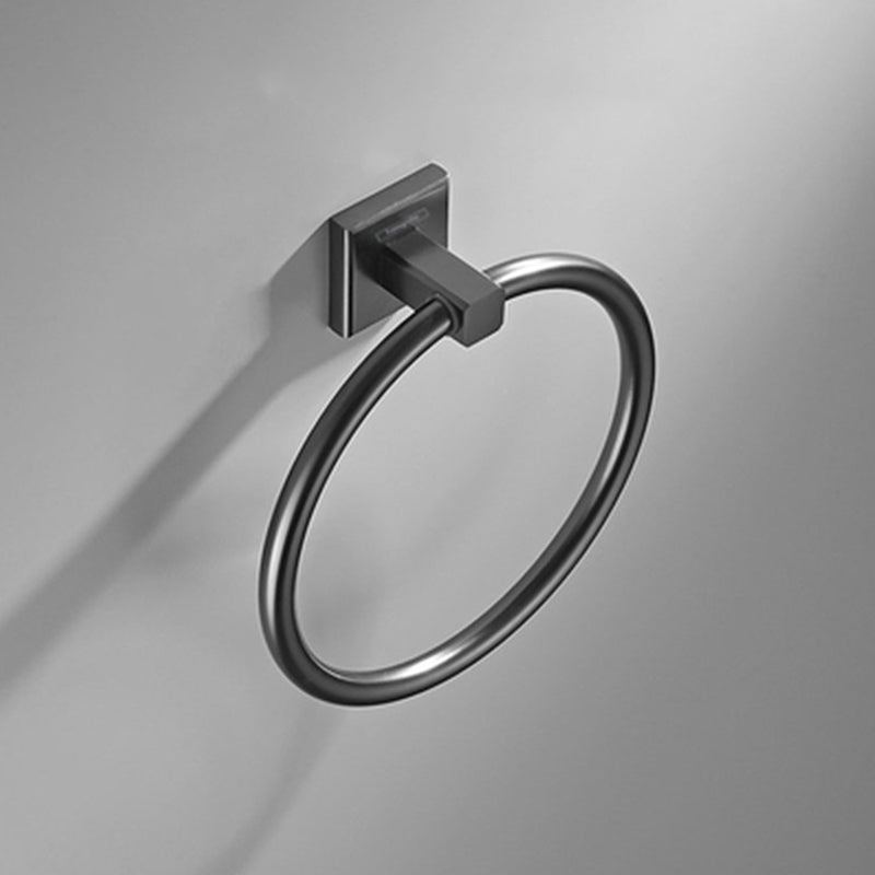 Lisslune | Traditional Brass Bathroom Accessory Set Gray Bathroom Accessory Set