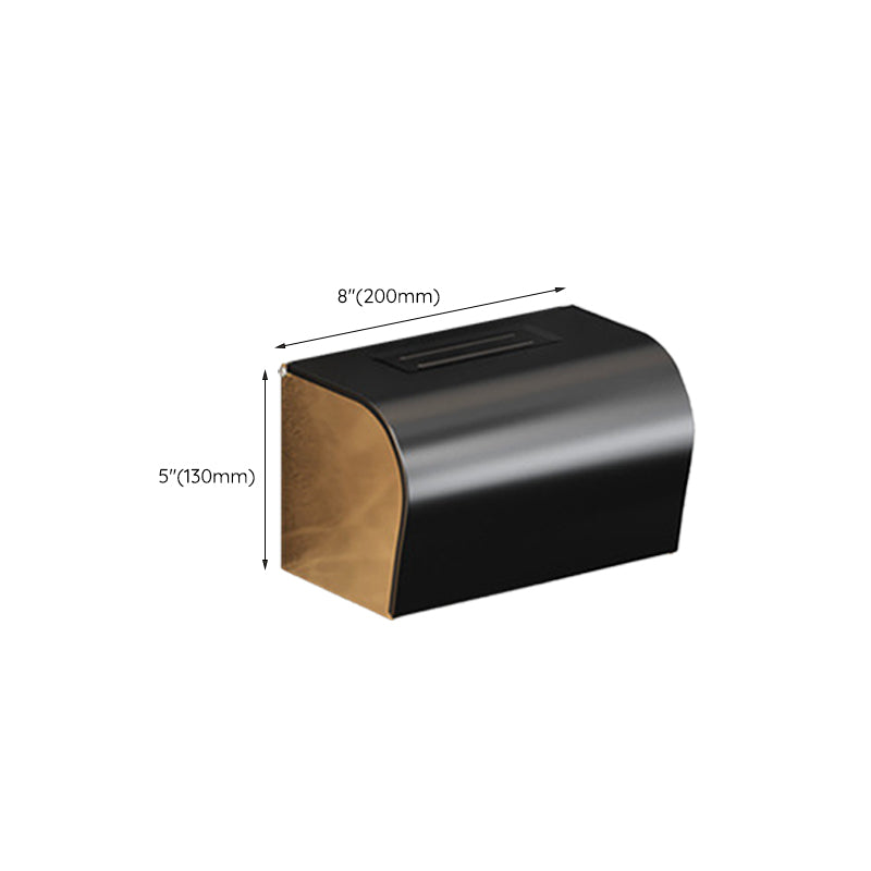 Lisslune | Modernism Bathroom Accessories Hardware Set Black & Gold Bathroom Shelf/Towel Bar