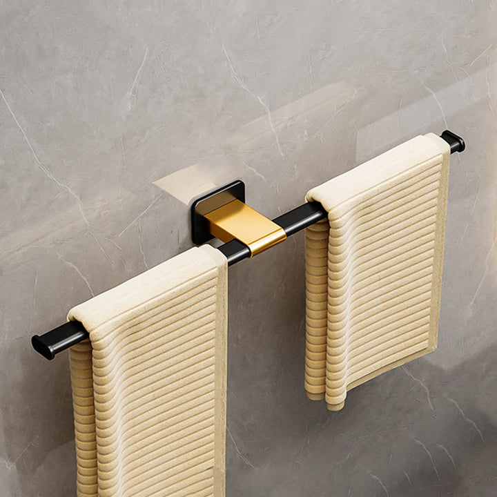 Lisslune | Contemporary Aluminum Bathroom Accessories Set Towel Bar Bathroom Accessories