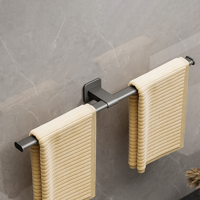 Lisslune | Contemporary Aluminum Bathroom Accessories Set Towel Rail Bathroom Accessories