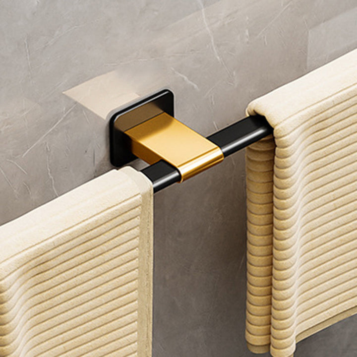 Lisslune | Contemporary Aluminum Bathroom Accessories Set Towel Bar Bathroom Accessories