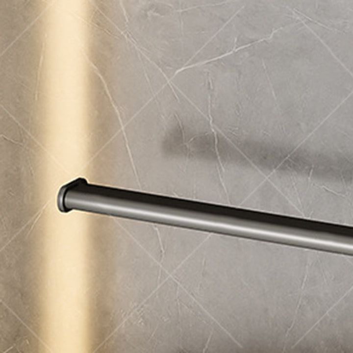 Lisslune | Contemporary Aluminum Bathroom Accessories Set Towel Bar Bathroom Accessories