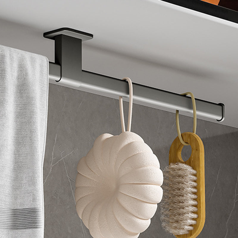 Lisslune | Contemporary Aluminum Bathroom Accessories Set Towel Bar Bathroom Accessories