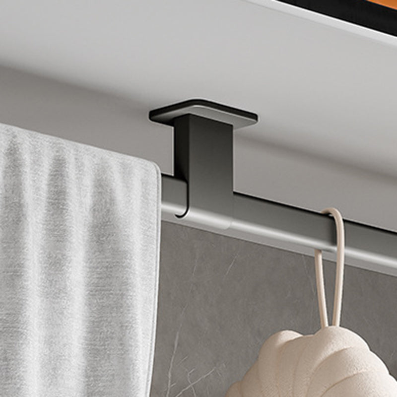Lisslune | Contemporary Aluminum Bathroom Accessories Set Towel Rail Bathroom Accessories