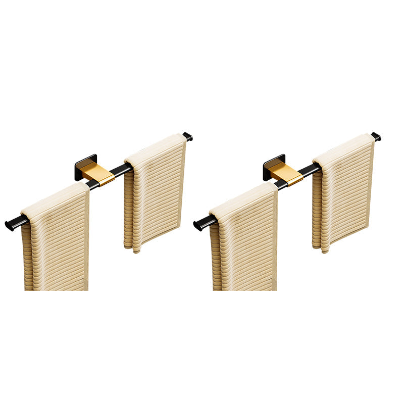 Lisslune | Contemporary Aluminum Bathroom Accessories Set Towel Rail Bathroom Accessories