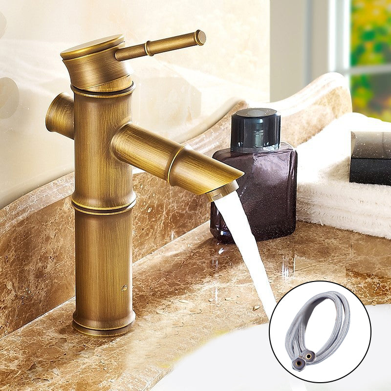 Lisslune | A hole faucet country sink bathroom faucet with single lever handle