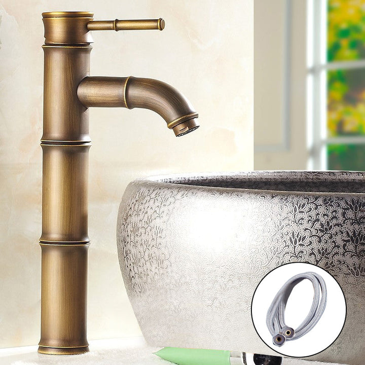 Lisslune | A hole faucet country sink bathroom faucet with single lever handle