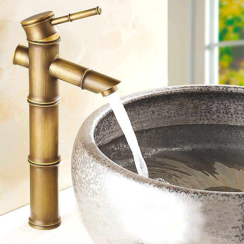 Lisslune | A hole faucet country sink bathroom faucet with single lever handle