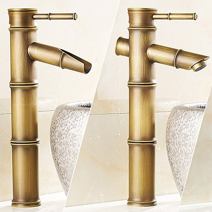 Lisslune | A hole faucet country sink bathroom faucet with single lever handle