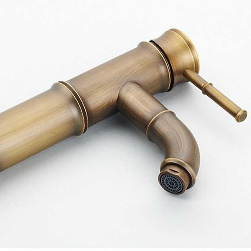 Lisslune | A hole faucet country sink bathroom faucet with single lever handle