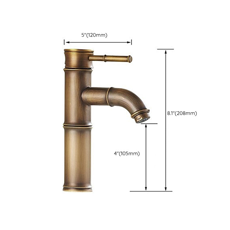 Lisslune | A hole water tap country sink bathroom faucet with single lever handle