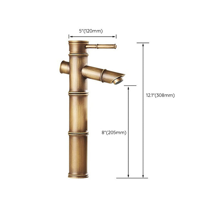 Lisslune | A hole faucet country sink bathroom faucet with single lever handle