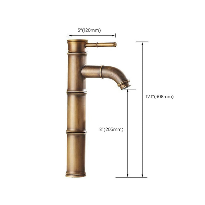 Lisslune | A hole water tap country sink bathroom faucet with single lever handle
