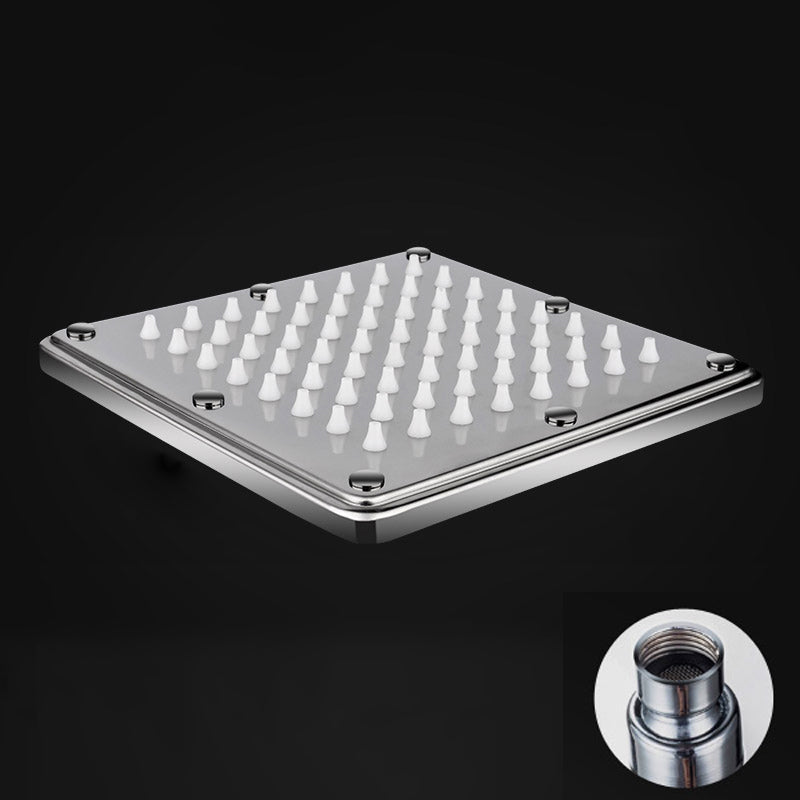 Lisslune | Contemporary Showerhead Combination Dual Showerhead Stainless Steel Wall-Mounted Showerhead