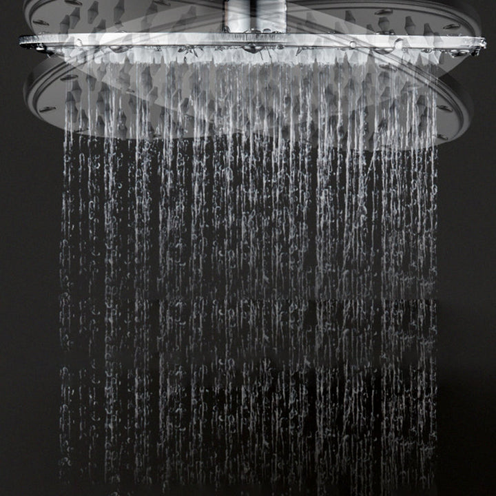 Lisslune | Contemporary Showerhead Combination Dual Showerhead Stainless Steel Wall-Mounted Showerhead