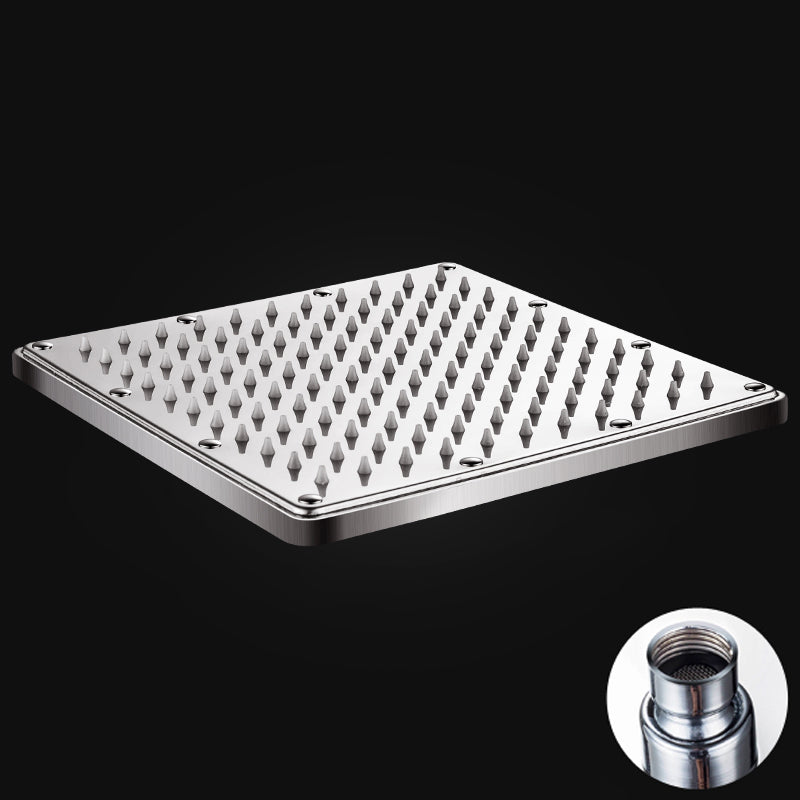 Lisslune | Contemporary Showerhead Combination Dual Showerhead Stainless Steel Wall-Mounted Showerhead