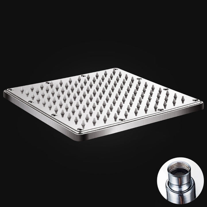 Lisslune | Contemporary Showerhead Combination Dual Showerhead Stainless Steel Wall-Mounted Showerhead