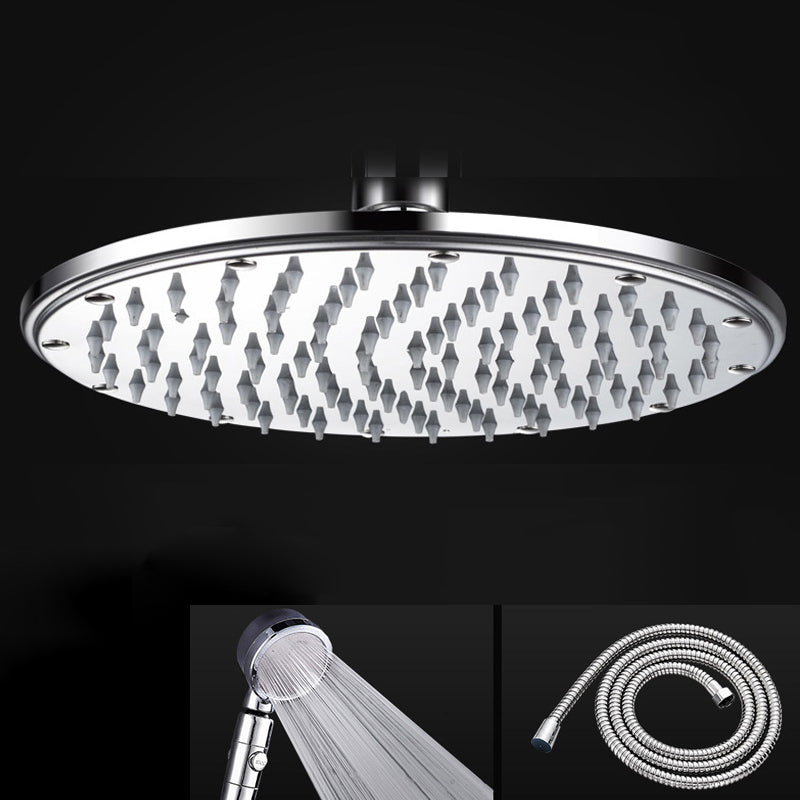 Lisslune | Contemporary Showerhead Combination Dual Showerhead Stainless Steel Wall-Mounted Showerhead
