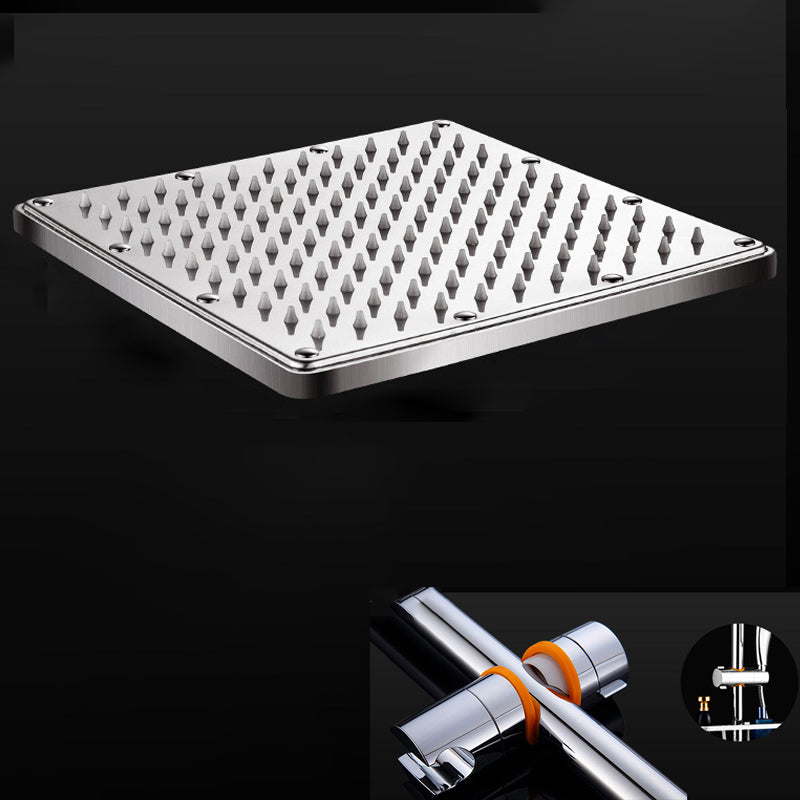 Lisslune | Contemporary Showerhead Combination Dual Showerhead Stainless Steel Wall-Mounted Showerhead