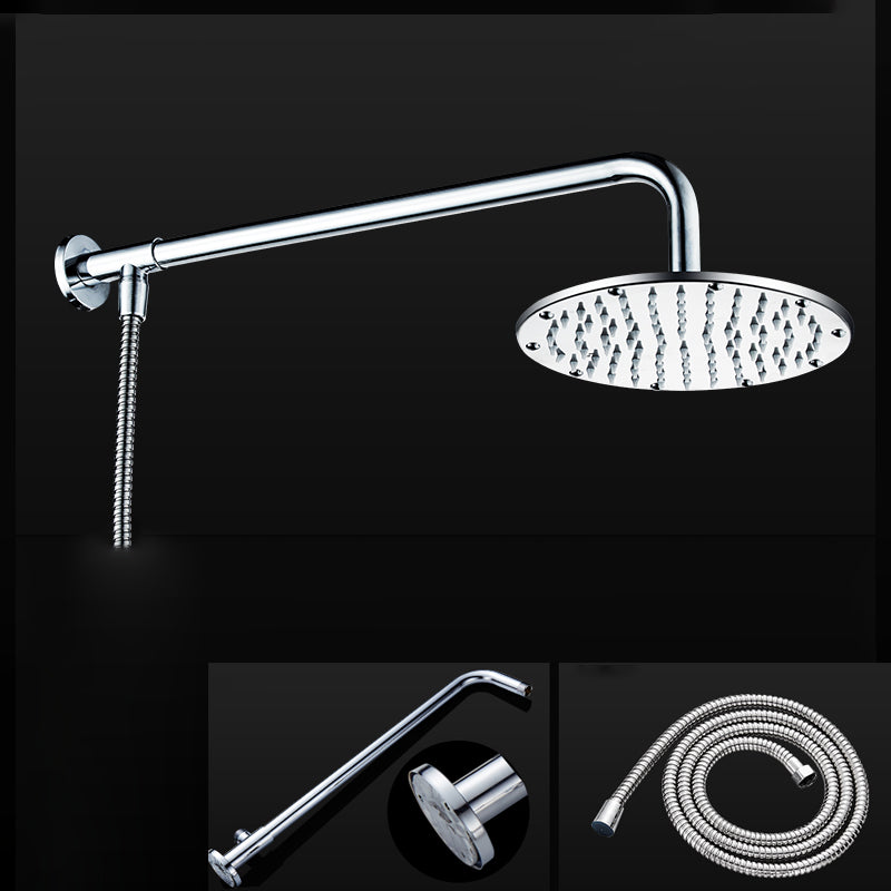 Lisslune | Contemporary Showerhead Combination Dual Showerhead Stainless Steel Wall-Mounted Showerhead